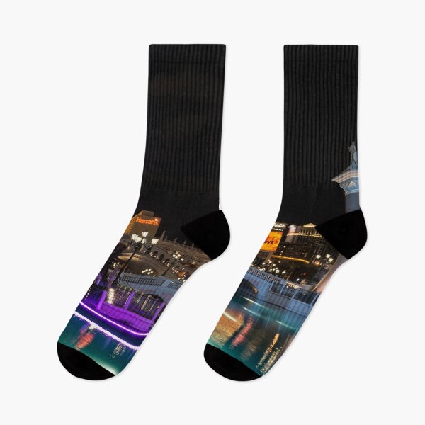 Item preview, Lighting Up the Night in Neon - Colorful Canals and Gondolas at the Venetian Las Vegas designed and sold by Georgia Mizuleva.