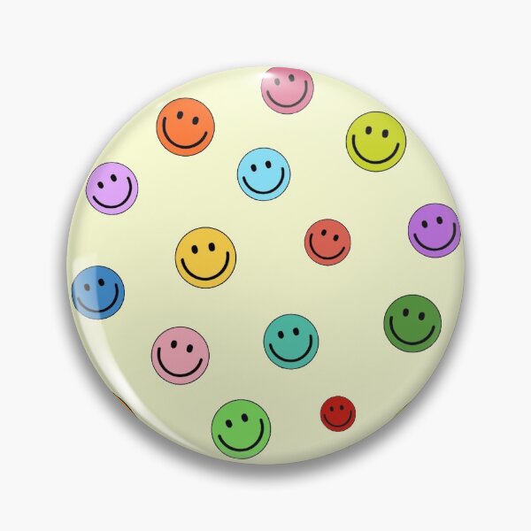 Item preview, Happy Smiley Emoji Faces Pattern Set Super Colorful designed and sold by Barolina.