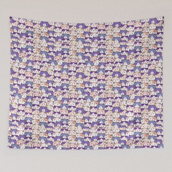 Item preview, Shades of Purple and Pink Cat Camo Design  designed and sold by cgroenewald.