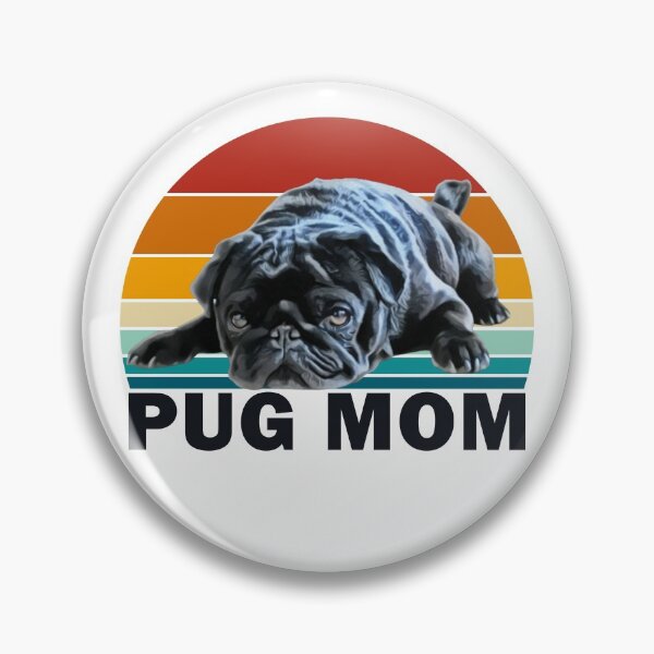 Item preview, Black Pug Mom designed and sold by Fusti.