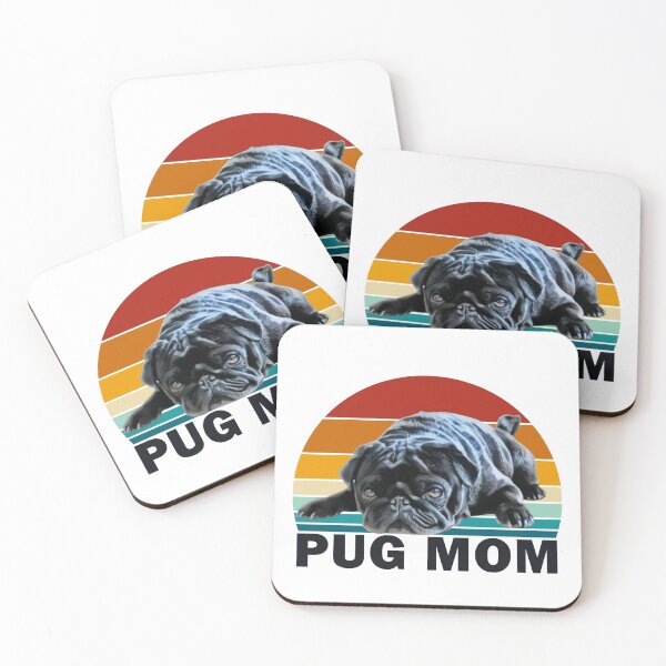 Item preview, Black Pug Mom designed and sold by Fusti.