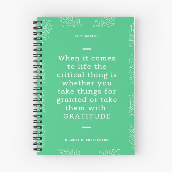Item preview, Gilbert K Chesterton quote green retro poster - Be Thankful - Gratitude Thanksgiving designed and sold by Vintage-TM.