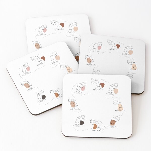 Item preview, People Come Together | One Line Artist | Minimal Art | One Line Art designed and sold by One-Line-Artist.