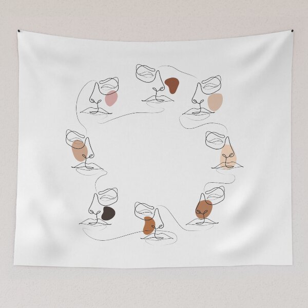Item preview, People Come Together | One Line Artist | Minimal Art | One Line Art designed and sold by One-Line-Artist.