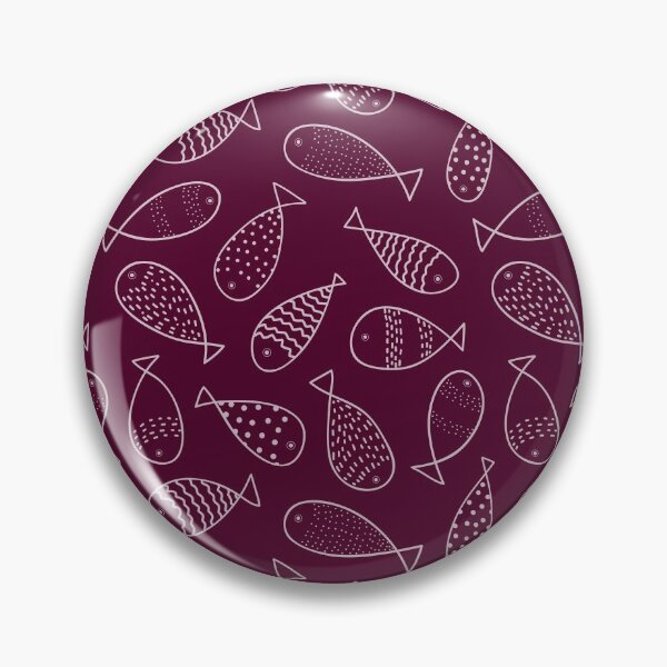 Item preview, Fishing Doodle on Dark Pink designed and sold by The Wellington Boot.