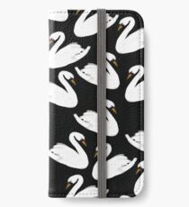Schwäne iPhone Flip-Case/Hülle/Klebefolie