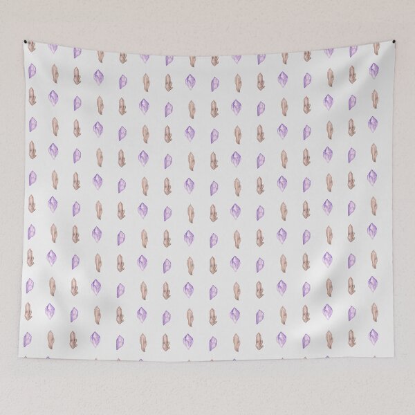 Item preview, Watercolor Smoky Quartz and Amethyst Sticker Pack designed and sold by MarssyMT.