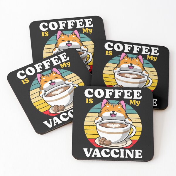 Item preview, Coffee is my Vaccine designed and sold by Topstation.