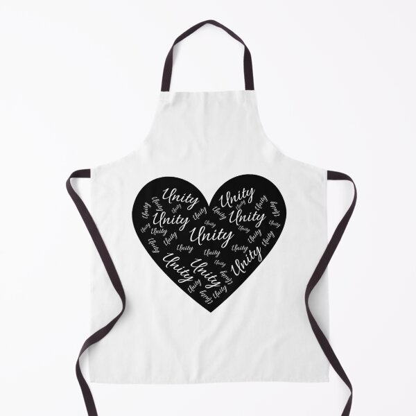 Item preview, Unity Quote Heart Black and White designed and sold by TrendyArtPrints.