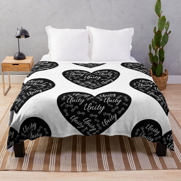 Item preview, Unity Quote Heart Black and White designed and sold by TrendyArtPrints.