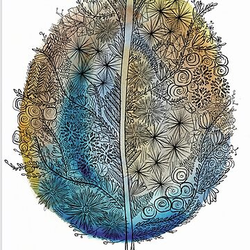 Artwork thumbnail, Warm leaf by Dyan Burgess