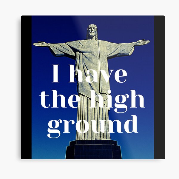 Christ the redeemer fun take Metal Print