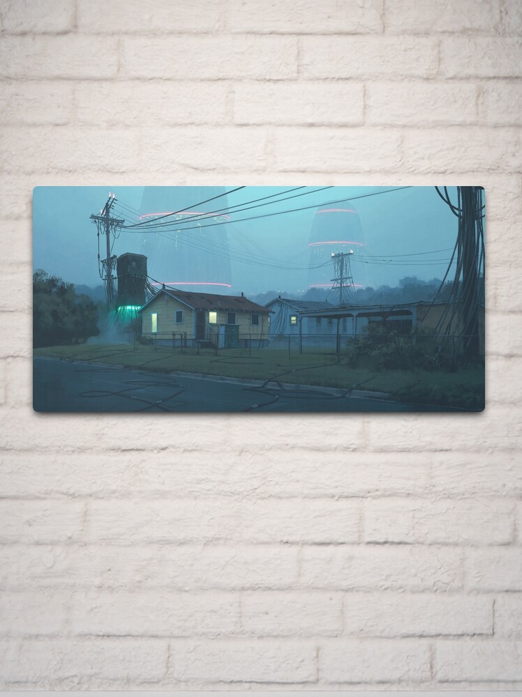 Thumbnail 2 of 4, Metal Print, Local Servers designed and sold by Simon Stålenhag.