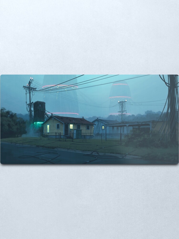Alternate view of Local Servers Metal Print