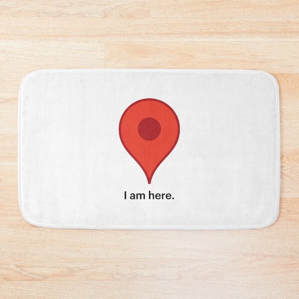 Item preview, I Am Here - Map Pointer Pin designed and sold by STUDIO-72.
