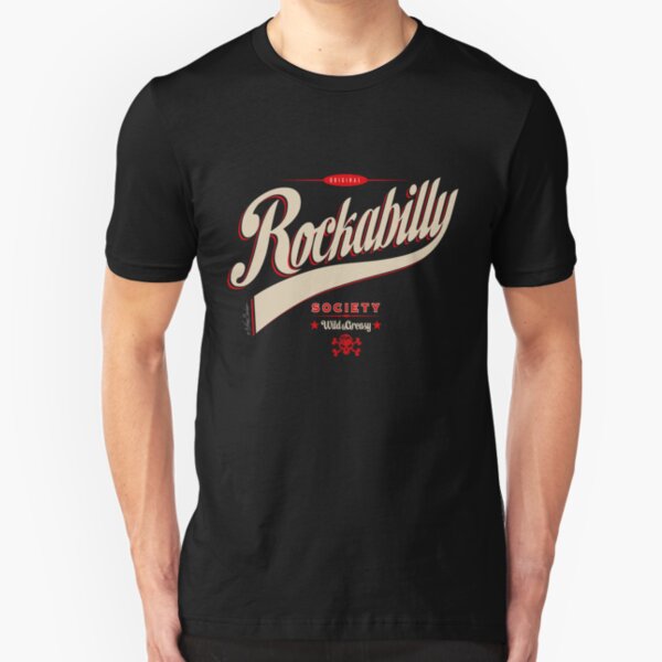 Sociedad Rockabilly Camiseta ajustada