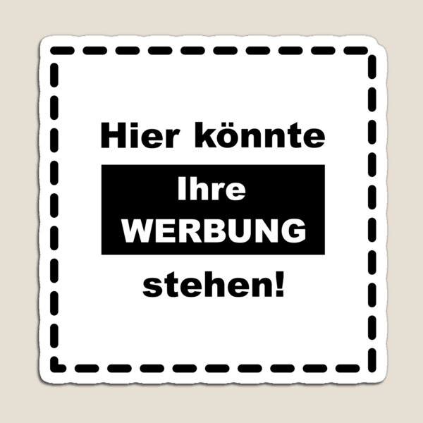 Here could be your advertising! Magnet