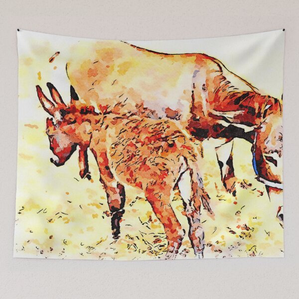 Item preview, Female donkey with cub designed and sold by Giuseppe Cocco.