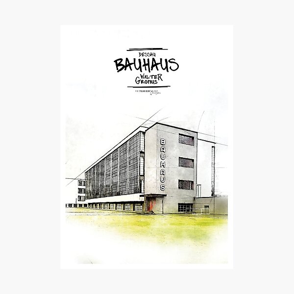Bauhaus Dessau Architecture Print