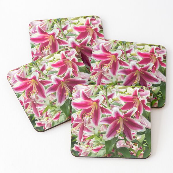 Item preview, Happy Superbloom - Riotous Fragrant Garden of Stargazer Lilies designed and sold by Georgia Mizuleva.