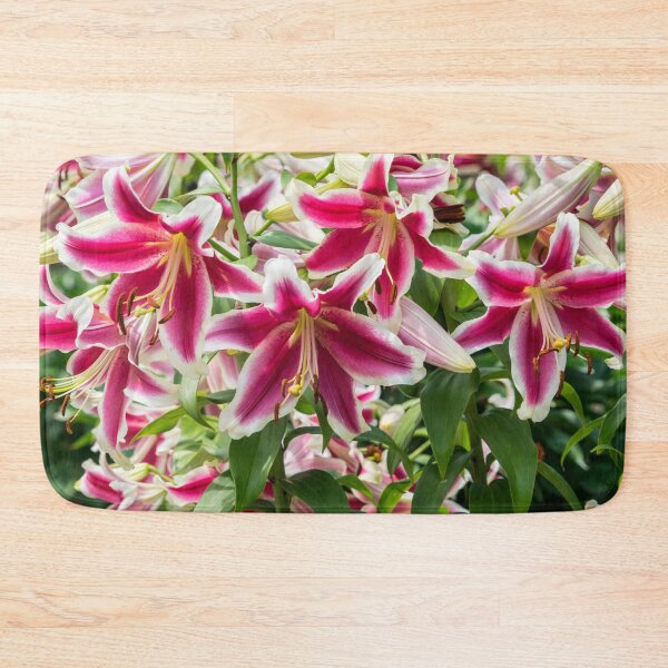 Item preview, Happy Superbloom - Riotous Fragrant Garden of Stargazer Lilies designed and sold by Georgia Mizuleva.