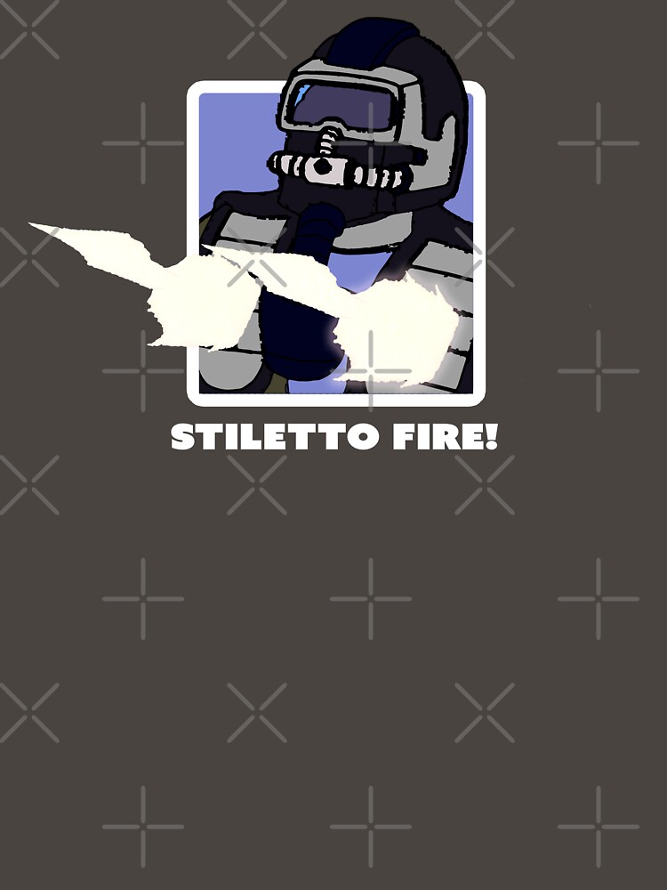 Thumbnail 7 of 7, Classic T-Shirt, Stiletto Fire! Sly Rax designed and sold by mtrakker.