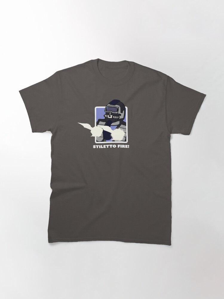 Thumbnail 3 of 7, Classic T-Shirt, Stiletto Fire! Sly Rax designed and sold by mtrakker.