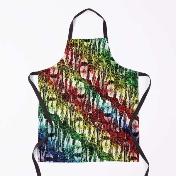 Item preview, Boho Rainbow Feathers and Mandala Pattern designed and sold by jocelynsart.