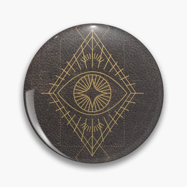 Item preview, Black and gold evil eye protective talisman designed and sold by CreativeStrand.