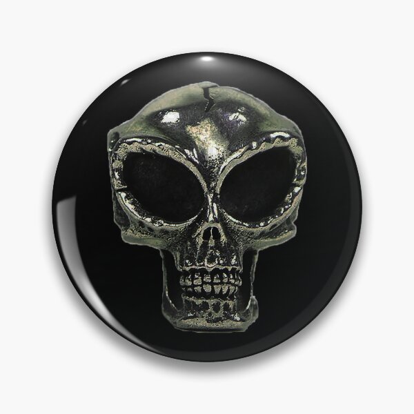 Item preview, Golden Alien Skull designed and sold by kronotic.