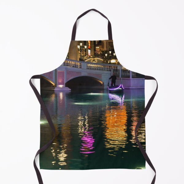 Item preview, Razzle Dazzle - Colorful Neon Lights Up Canals and Gondolas at the Venetian Las Vegas designed and sold by Georgia Mizuleva.
