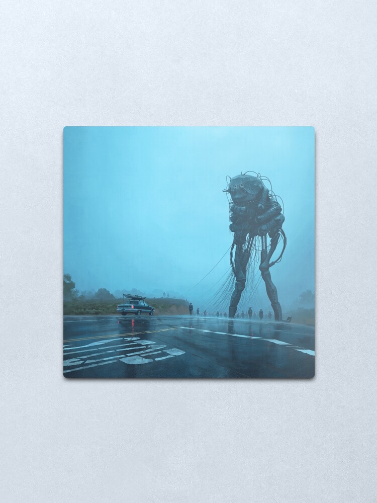 Alternate view of The Procession Metal Print