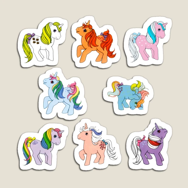 UNICORN FRIDGE MAGNET Magnetic Little Pony Magnets Girls Toy Gift Stocking  UK