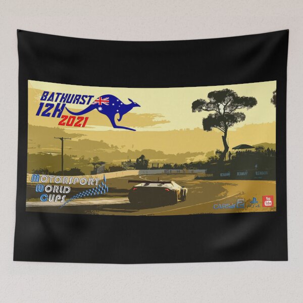 Item preview, 12 Hours Bathurst Motorsport World Cups 2021 Poster GT3 designed and sold by buff92.