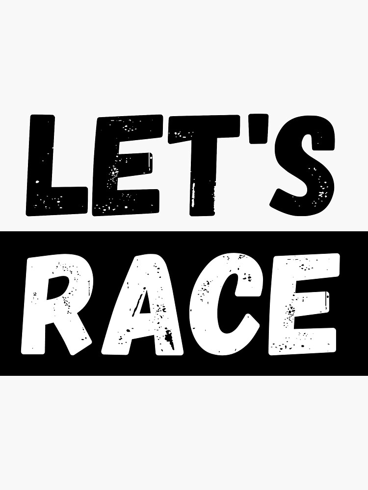 Let's Race! | Sticker