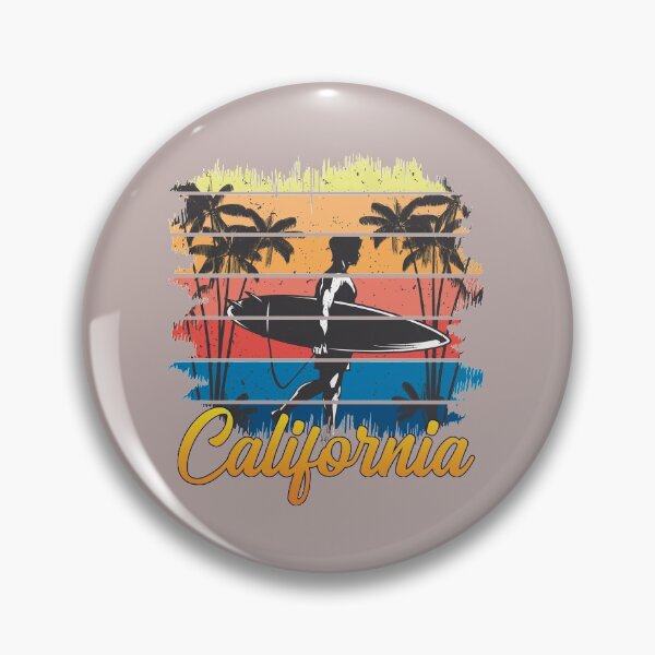 Item preview, California Beach Summer Vacation Surf Surfing Vintage  designed and sold by Mekoooo.