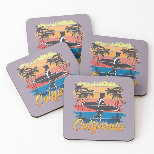 Item preview, California Beach Summer Vacation Surf Surfing Vintage  designed and sold by Mekoooo.