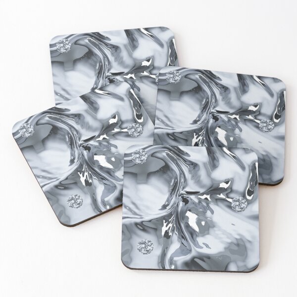 Item preview, Shiny Silver Ball silvery mercury metal Apparel and Home Products designed and sold by Taharat  Tazrin.