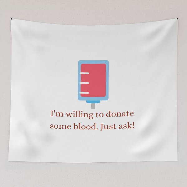 Item preview, Blood donation drive designed and sold by Remorem.