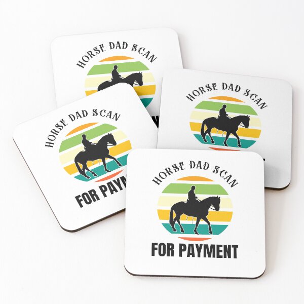 Item preview, Horse Dad Scan For Payment designed and sold by sasijaya.