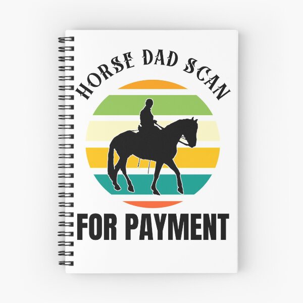 Item preview, Horse Dad Scan For Payment designed and sold by sasijaya.