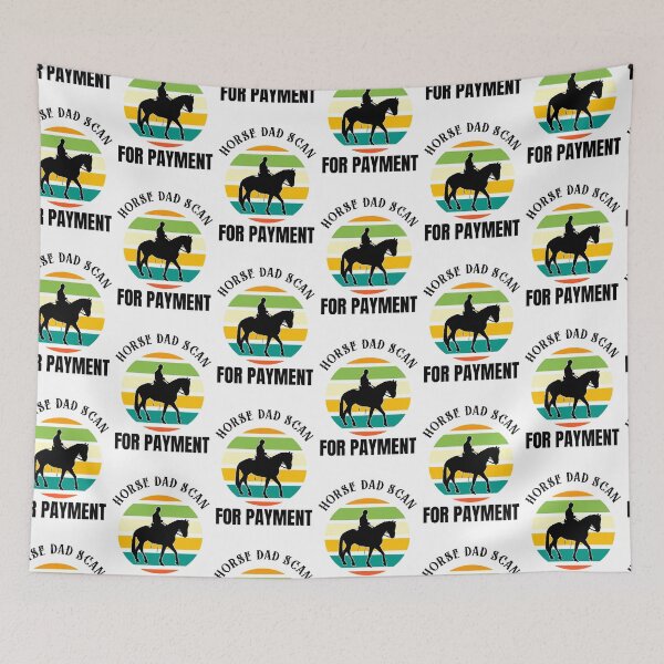 Item preview, Horse Dad Scan For Payment designed and sold by sasijaya.
