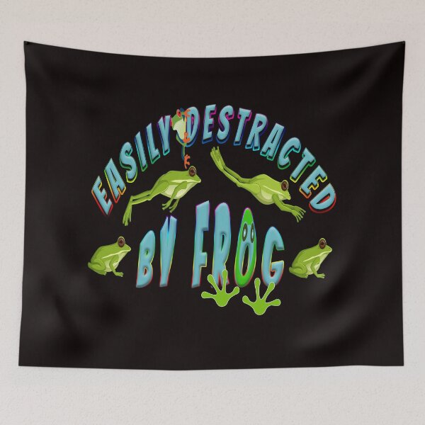 Item preview, Easily Distracted By Frogs designed and sold by roleshop.