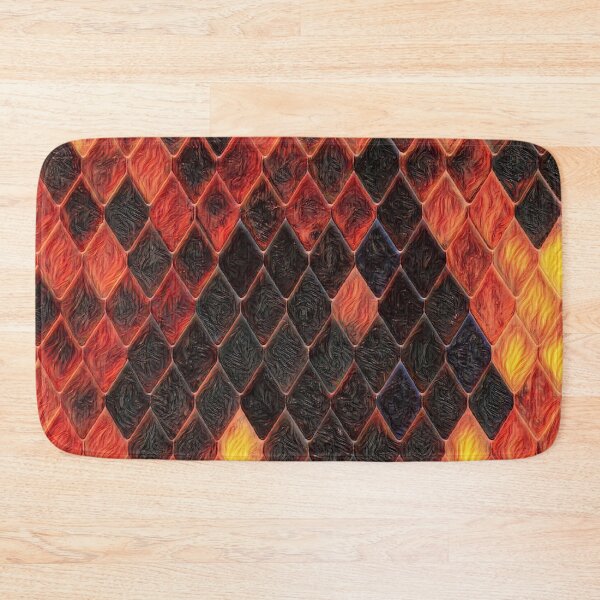 Item preview, GALATHI Surface Blocks Flames - Pattern designed and sold by Galathi Designs.