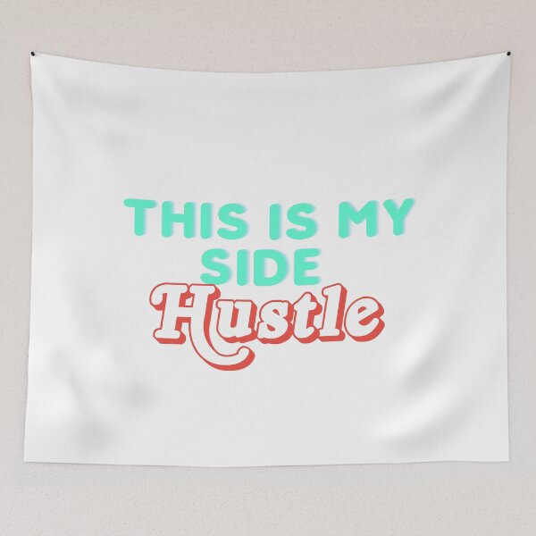 Item preview, his is my side hustle  designed and sold by CastleBookshelf.