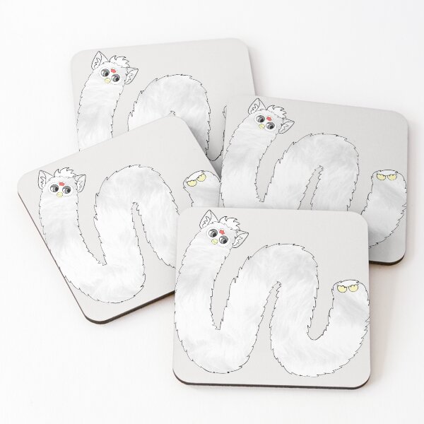 Item preview, White Long Furby designed and sold by Unreasonable Furby.