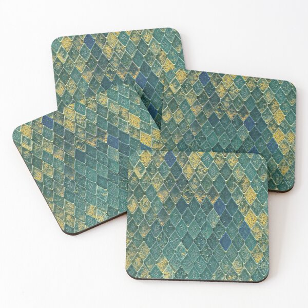 Item preview, GALATHI Surface Blocks Green Yellow - Pattern designed and sold by Galathi Designs.