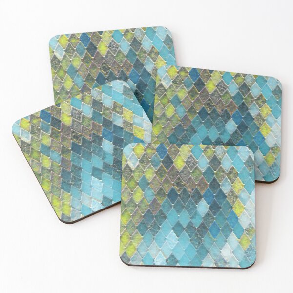 Item preview, GALATHI Surface Blocks Yellow Blue - Pattern designed and sold by Galathi Designs.