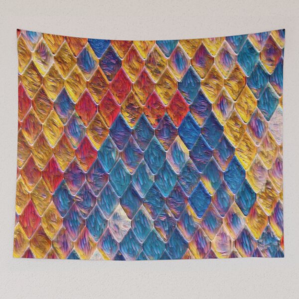 Item preview, GALATHI Surface Blocks Rain Fire - Pattern designed and sold by Galathi Designs.
