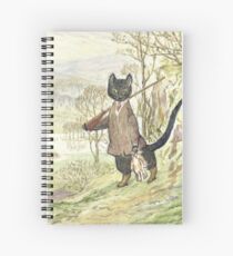 Jagd auf schwarze Katze von Beatrix Potter Spiralblock